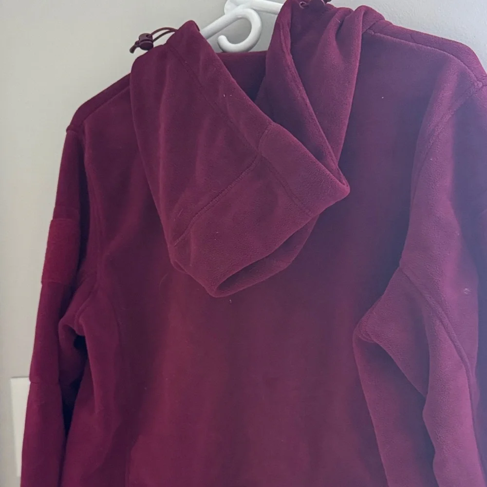 Bearskin Wine Red Full-Zip Hooded Fleece Jacket - Picture 4 of 4